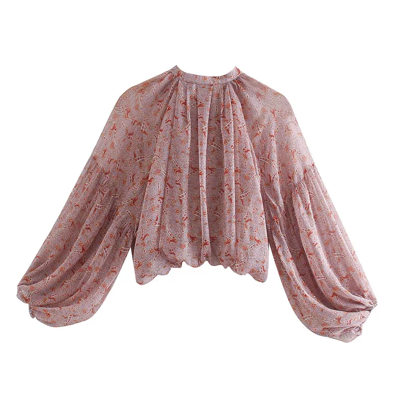 Teelynn Puff Langarm Boho Blus – Romper Floral Print Bewertung und Preis