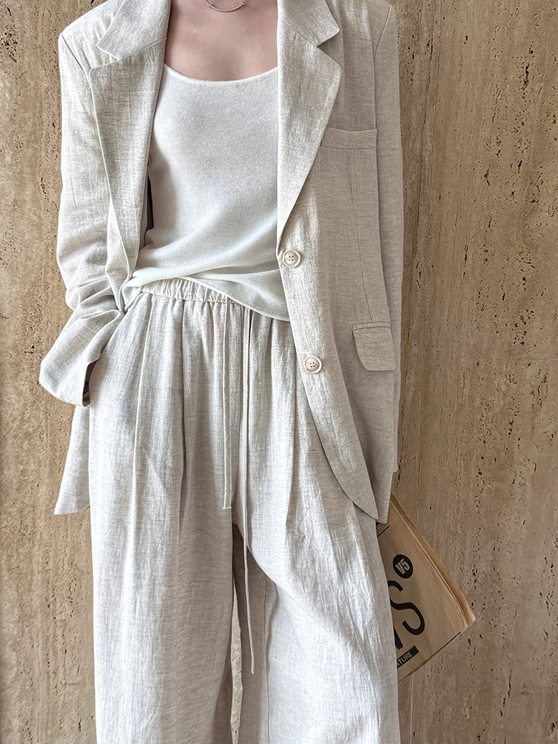Herbst High-end-Leinen Materia – Linen Pant Wide Bewertung und Preis