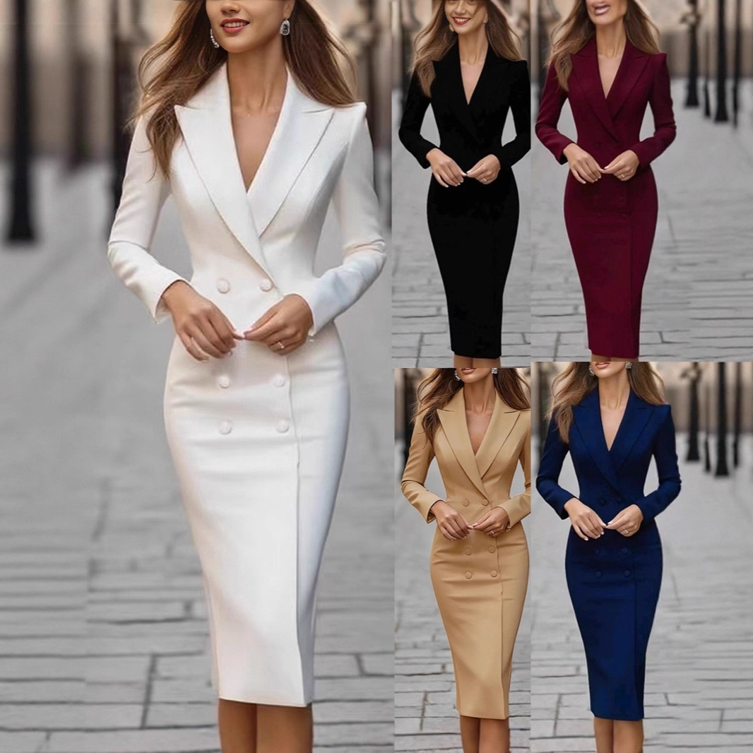 Elegantes, schmales, einfarbig – Linen Dress Wrap Bewertung und Preis