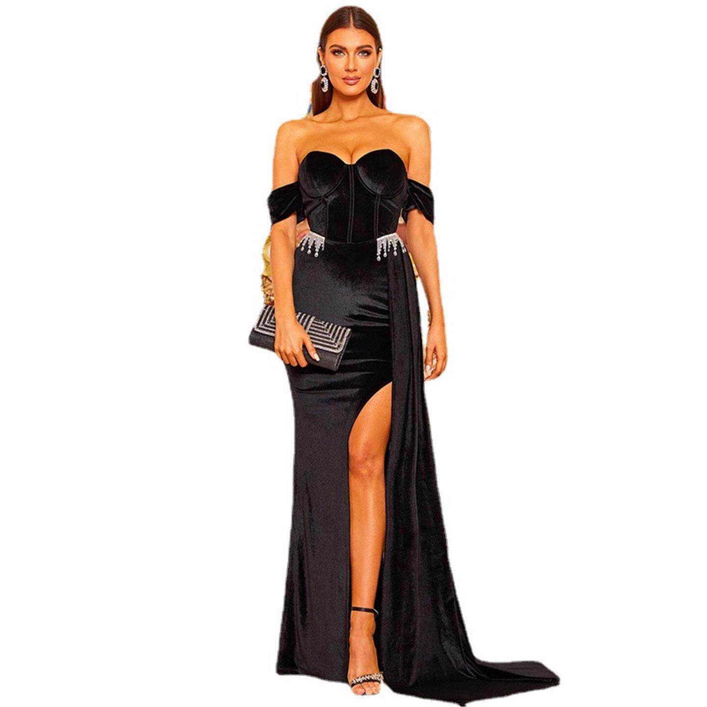 Elegantes, sexy One-Shoulder-W – Linen Dress Wrap Bewertung und Preis